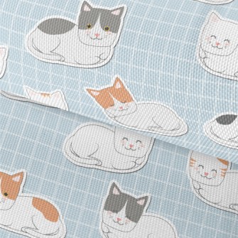 Cozy And Cute Cats Waterproof Oxford