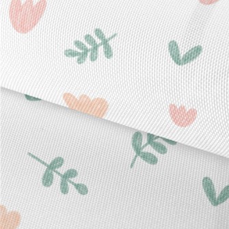 Hand Drawn Colored Tulips Waterproof Oxford