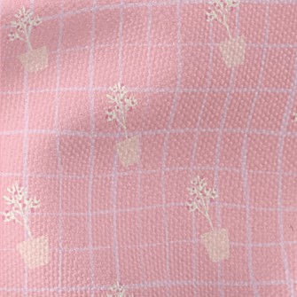 Simple Potted Flower Trellis Waterproof Canvas