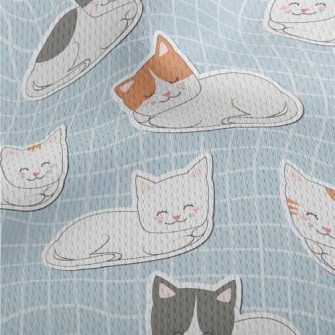 Cozy And Cute Cats Athletic Mesh Flat Back