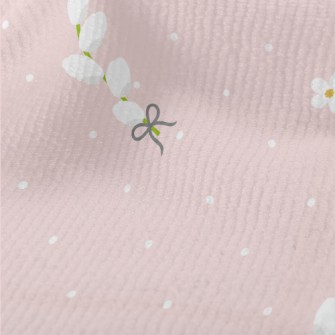 White Beautiful Flowers Terry