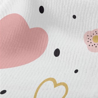 Pink And Golden Hearts And Flo Terry