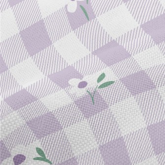 Monotone Floral Lattice Performance Linen