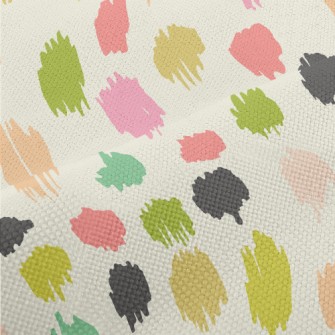 Irregular Dots With Colorful E Performance Linen