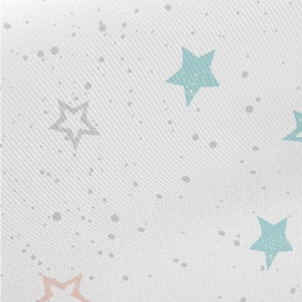 Colorful Spotted Stars Twill