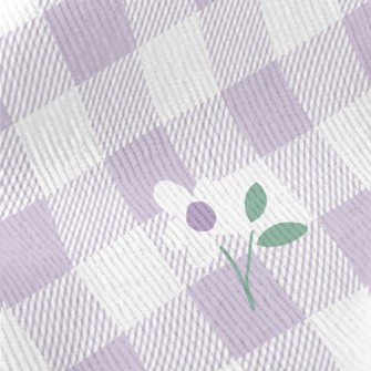 Monotone Floral Lattice Standard Corduroy