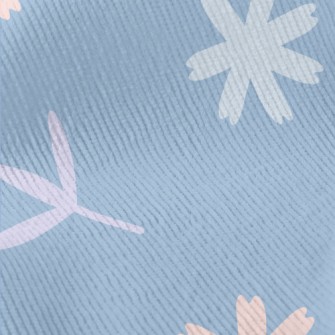 Simple Bright Flowers Standard Corduroy