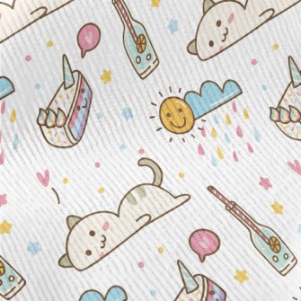 Cute Lazy Cat Standard Corduroy
