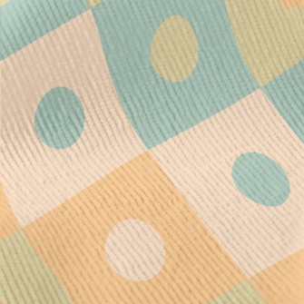 Contrasting Polka Dot Plaid Standard Corduroy