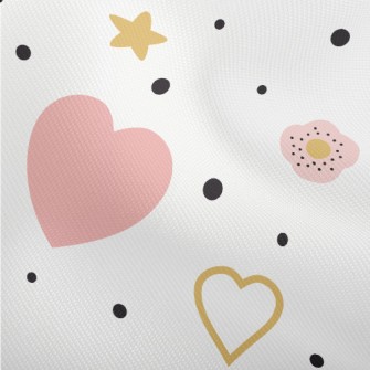 Pink And Golden Hearts And Flo Dobby