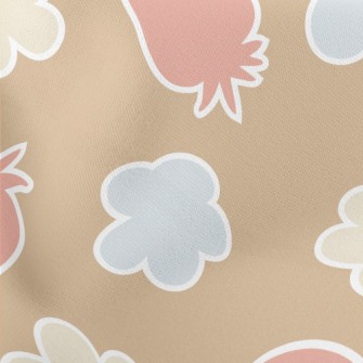 Color Silhouette Strawberry An Stretch Ponte