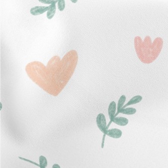 Hand Drawn Colored Tulips Stretch Ponte