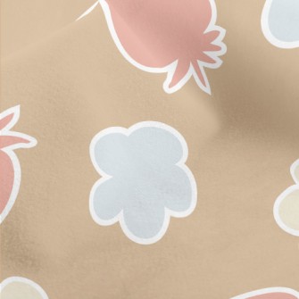 Color Silhouette Strawberry An Micro Fleece