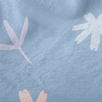 Simple Bright Flowers Minky