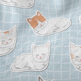 Cozy And Cute Cats Minky