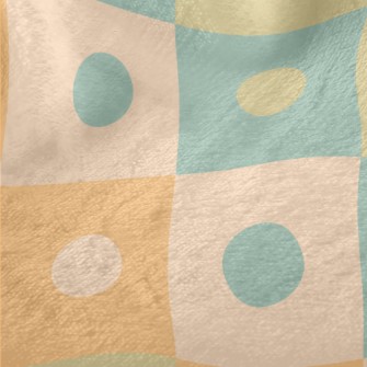 Contrasting Polka Dot Plaid Minky