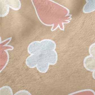 Color Silhouette Strawberry An Minky