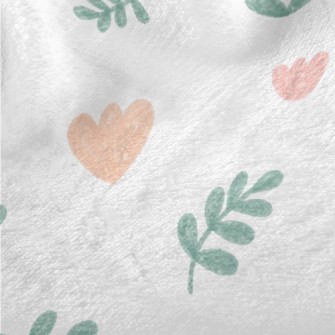 Hand Drawn Colored Tulips Minky