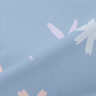 Simple Bright Flowers Piqué
