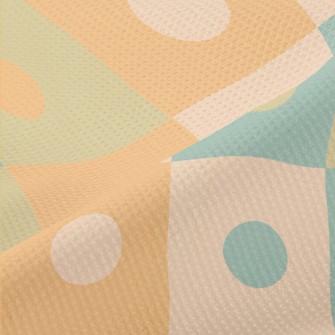 Contrasting Polka Dot Plaid Piqué