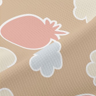 Color Silhouette Strawberry An Piqué