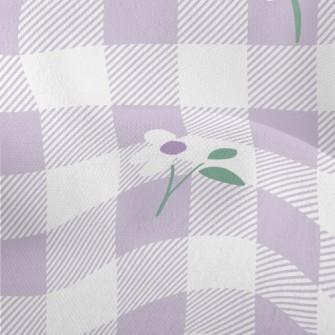 Monotone Floral Lattice Lightweight Performance Linen