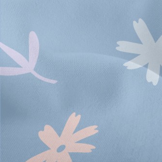 Simple Bright Flowers Lightweight Performance Linen