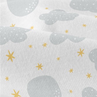 Dotted Clouds And Shining Star Modern Jersey