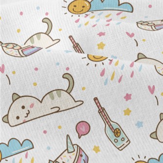 Cute Lazy Cat Modern Jersey