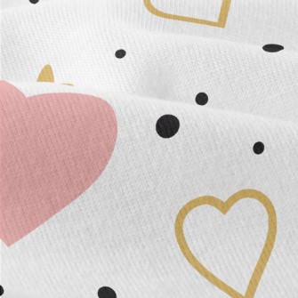 Pink And Golden Hearts And Flo Modern Jersey