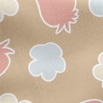 Color Silhouette Strawberry An Jersey Backed Fleece