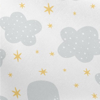 Dotted Clouds And Shining Star Pongee