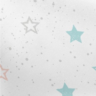 Colorful Spotted Stars Pongee