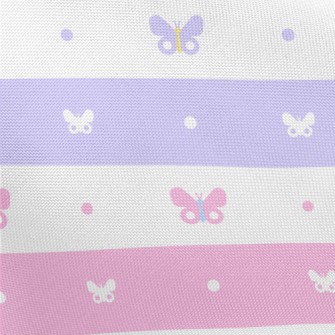 Brightly Colored Butterflies Pongee
