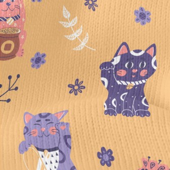 A Colorful Lucky Cat Stretch Jersey
