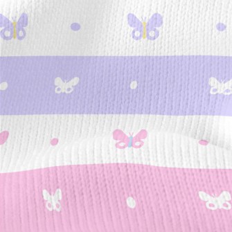 Brightly Colored Butterflies Stretch Jersey