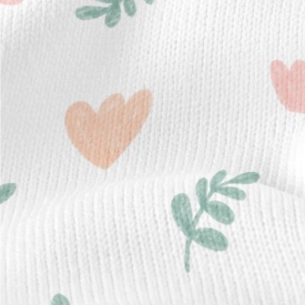 Hand Drawn Colored Tulips Stretch Jersey