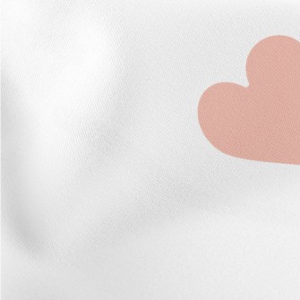 Brightly Colored Love Heart Lightweight Cotton Poplin