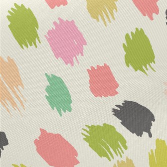 Irregular Dots With Colorful E Midweight Cotton Poplin