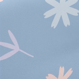 Simple Bright Flowers Midweight Cotton Poplin