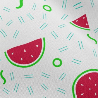 Geometric Slices Of Watermelon Chiffon
