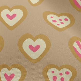 Heart Shaped Cookies Chiffon