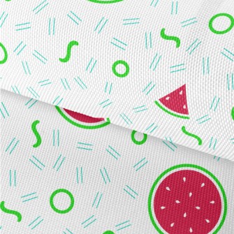 Geometric Slices Of Watermelon Waterproof Oxford