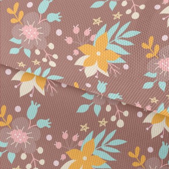 Bright Flowers And Grass Waterproof Oxford