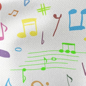 Beautiful And Moving Notes Waterproof Canvas