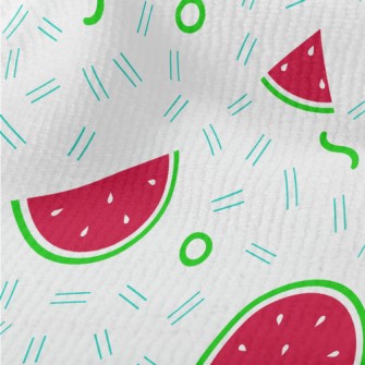 Geometric Slices Of Watermelon Terry