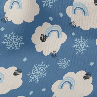 Snowflakes, Clouds, Rainbow Terry