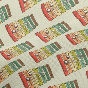 Cute Colorful Xylophone Performance Linen