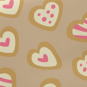 Heart Shaped Cookies Twill