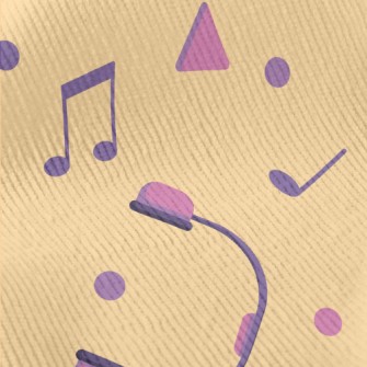 Colorful Trendy Headphones Standard Corduroy